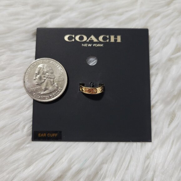 Coach Logo Ear Cuff - Picture 3 of 5